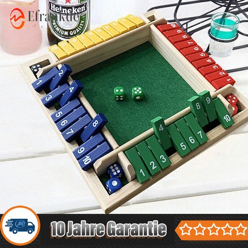 Holz brettspiel würfelspiel - brettspiel,