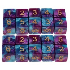 20x Plastic D6 6 Seitiges