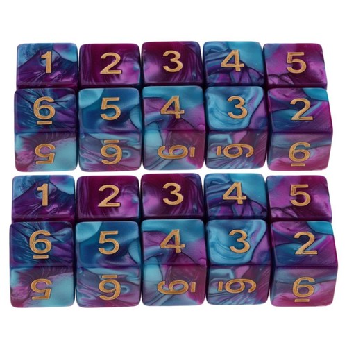 20x plastic seitiges - d6,