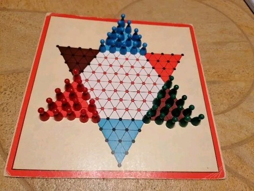 60s vintage spielbrett halma - 60s,